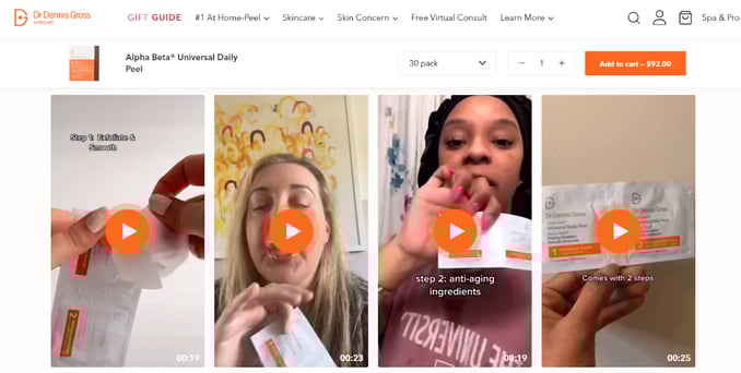 UGC videos
